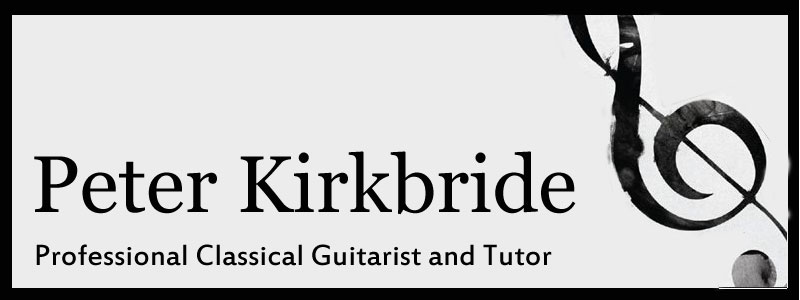 Peter Kirkbride Guitar Tutor and Classical Guitarist